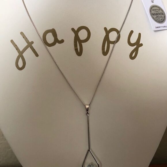 Swarovski authentic crystals White Rhodium Plated - Picture 4 of 5